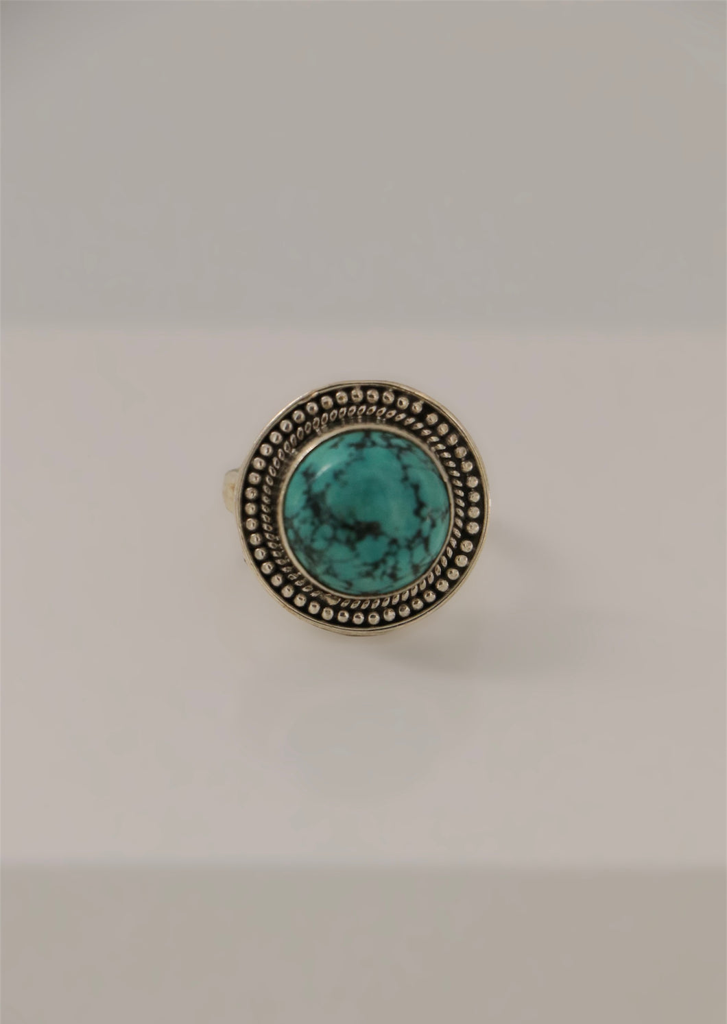 Turquoise Circle Ring