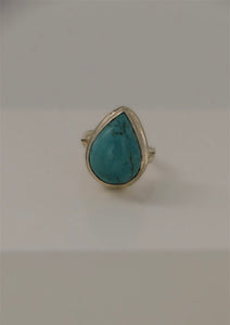 Turquoise Teardrop Ring
